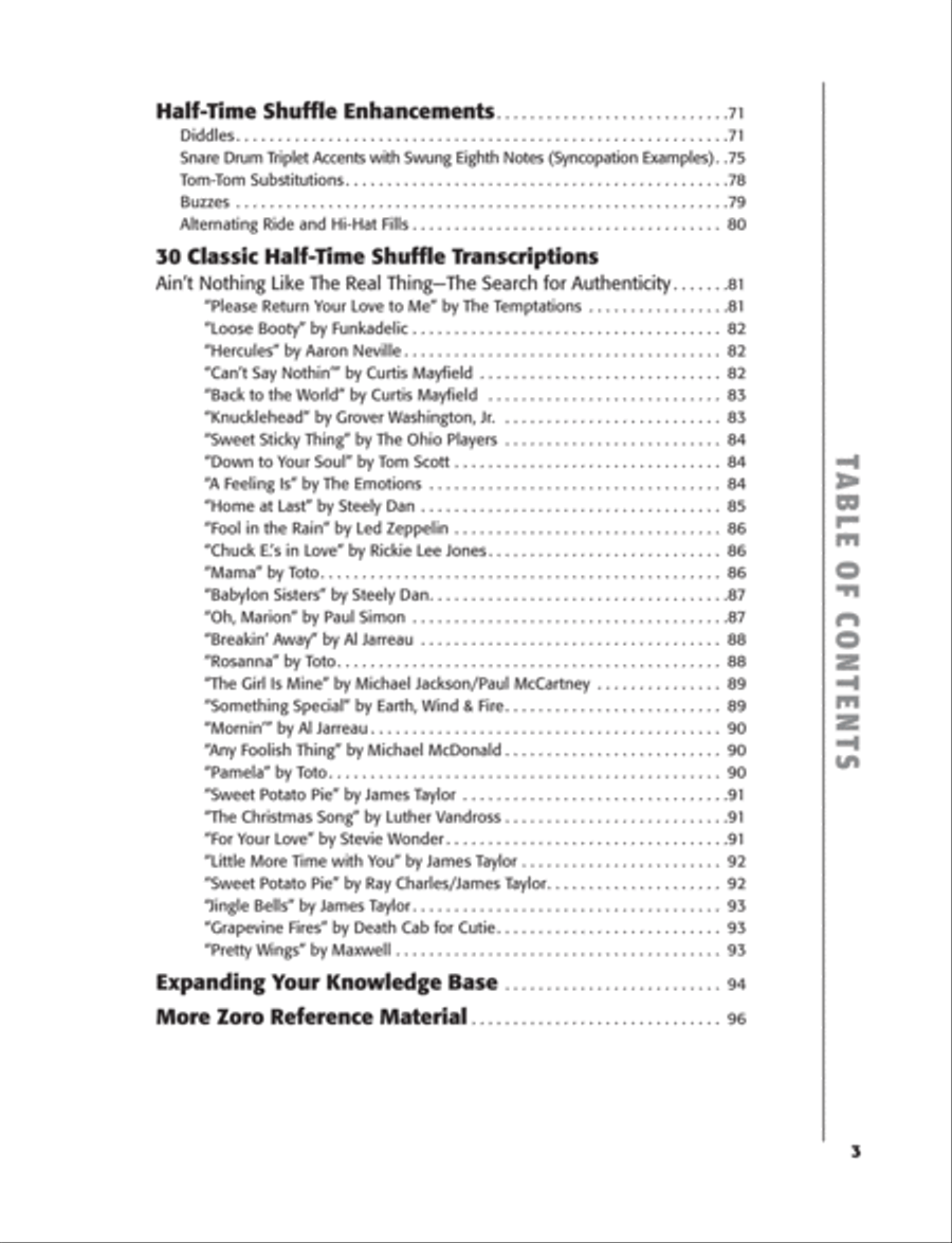The Commandments of the Half-Time Shuffle Percussion scores gallery preview page 3