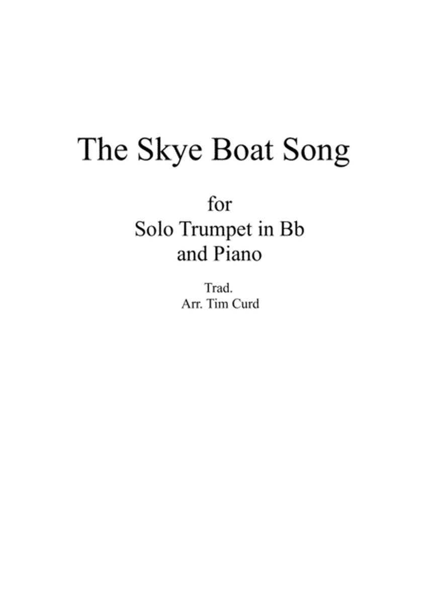 The Skye Boat Song. For Solo Trumpet in Bb and Piano image number null