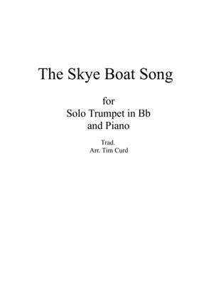Book cover for The Skye Boat Song. For Solo Trumpet in Bb and Piano
