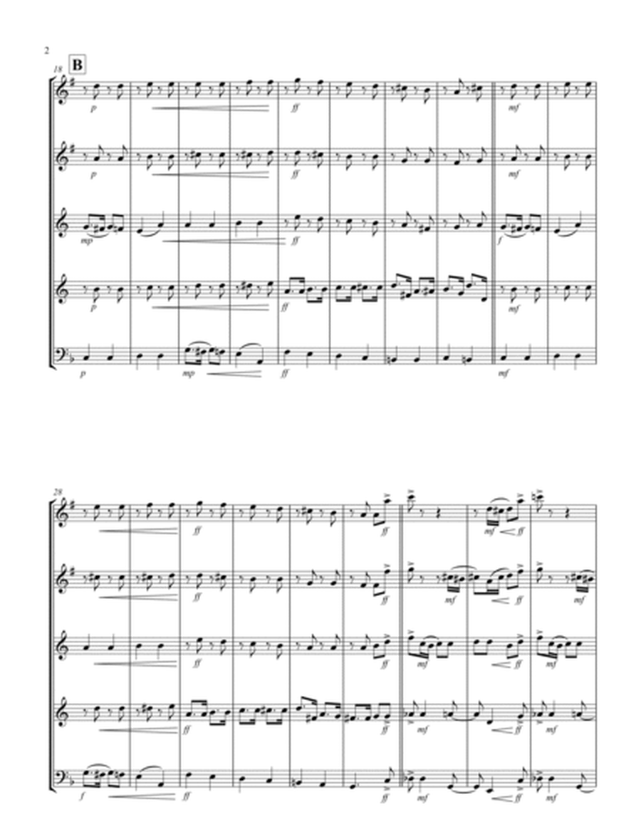 Russian Dance ("Trepak") (from "The Nutcracke rSuite") (F) (Brass Quintet - 2 Trp, 2 Hrn, 1 Trb)