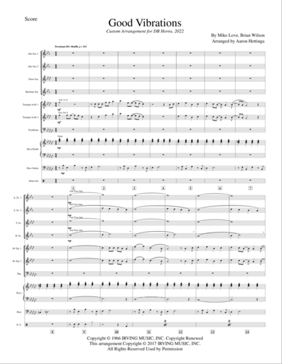Good Vibrations Large Ensemble scores gallery preview page 3