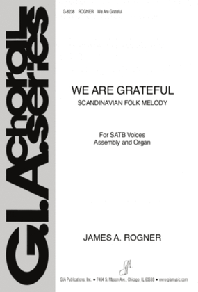 Book cover for We Are Grateful - Instrument edition