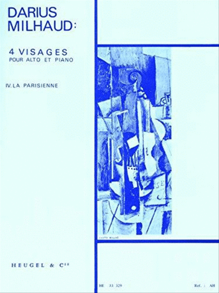 Quatre Visages Op.238 No.4 - La Parisienne Piano Accompaniment scores gallery preview page 1