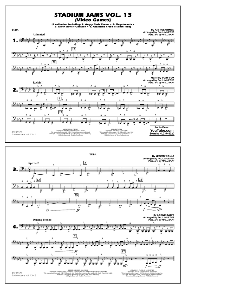 Stadium Jams Volume 13 (Video Games) - Tuba