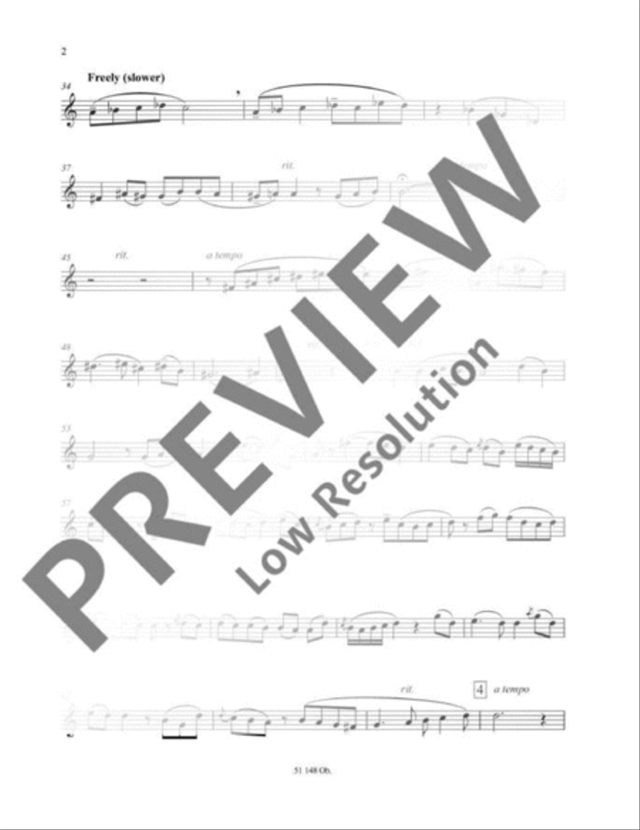 Adagio Adagio Oboe scores gallery preview page 18