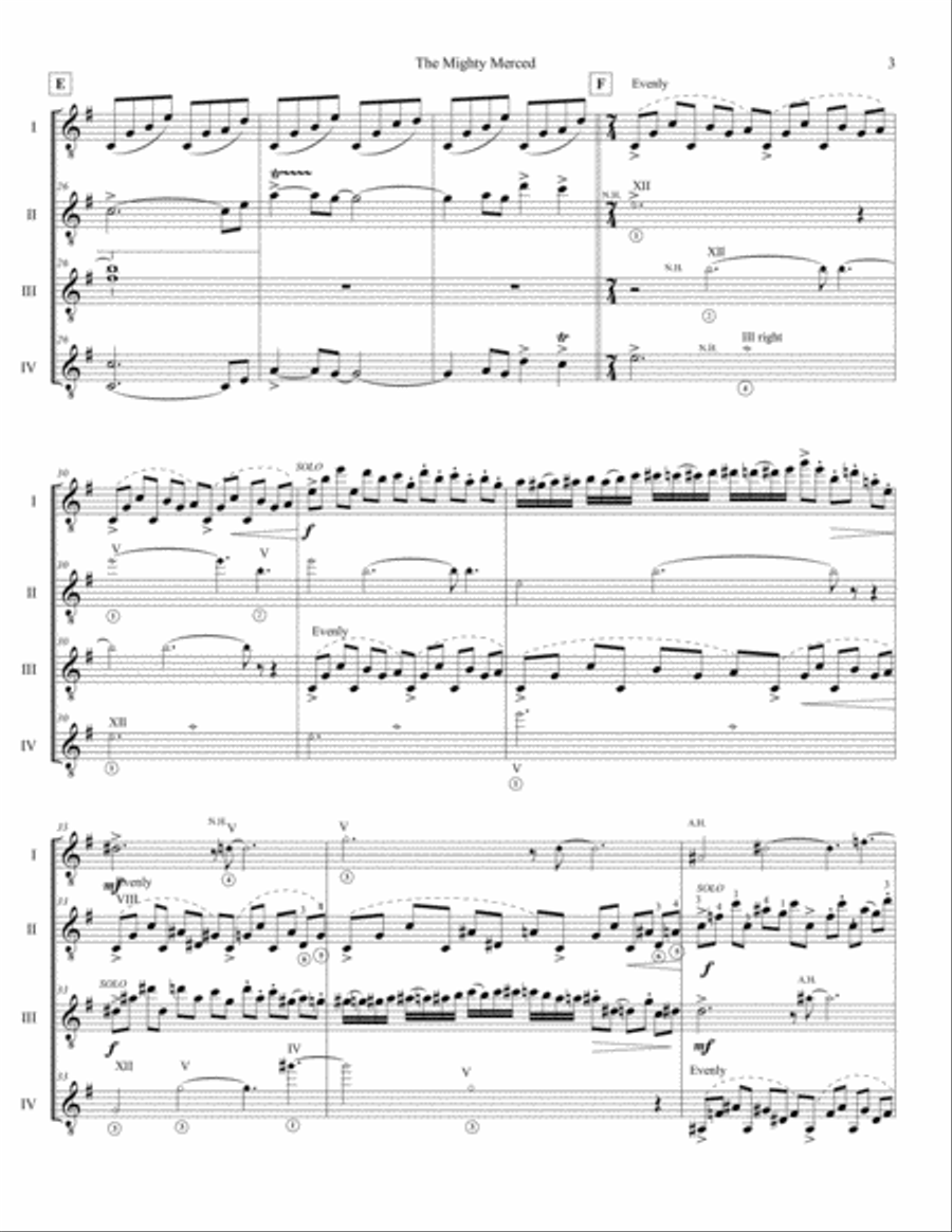 The Mighty Merced Small Ensemble scores gallery preview page 3