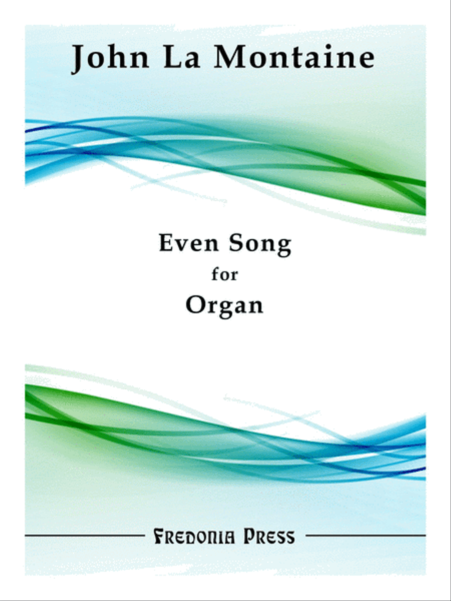 Even Song for Organ Solo Piano scores gallery preview page 1