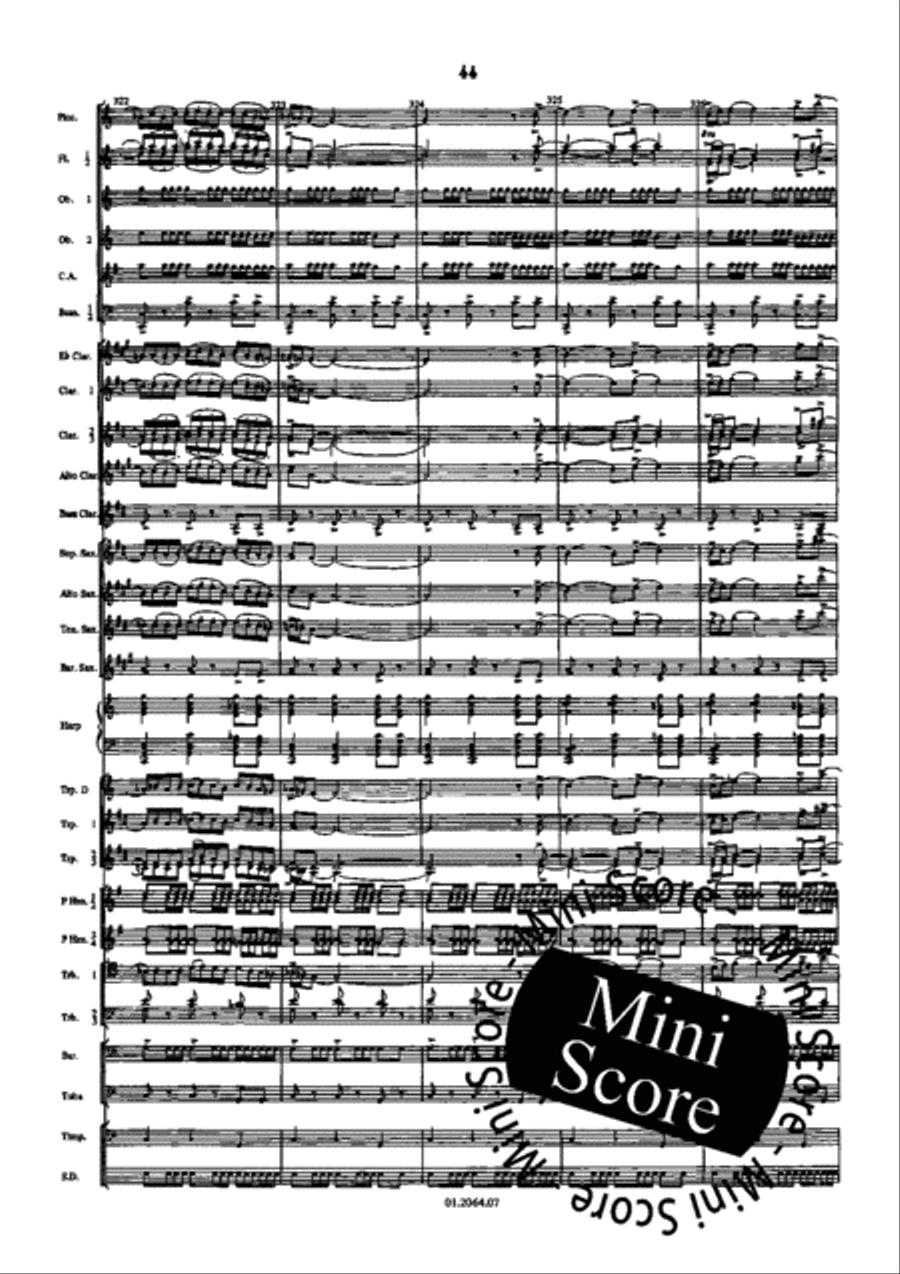 Bolero Concert Band scores gallery preview page 48
