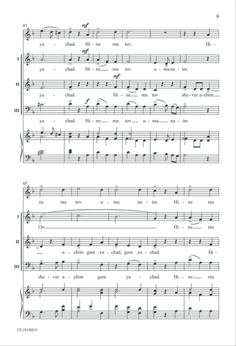 On Justice, Truth, and Peace 3-Part scores gallery preview page 9