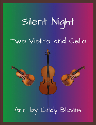 Book cover for Silent Night, for Two Violins and Cello