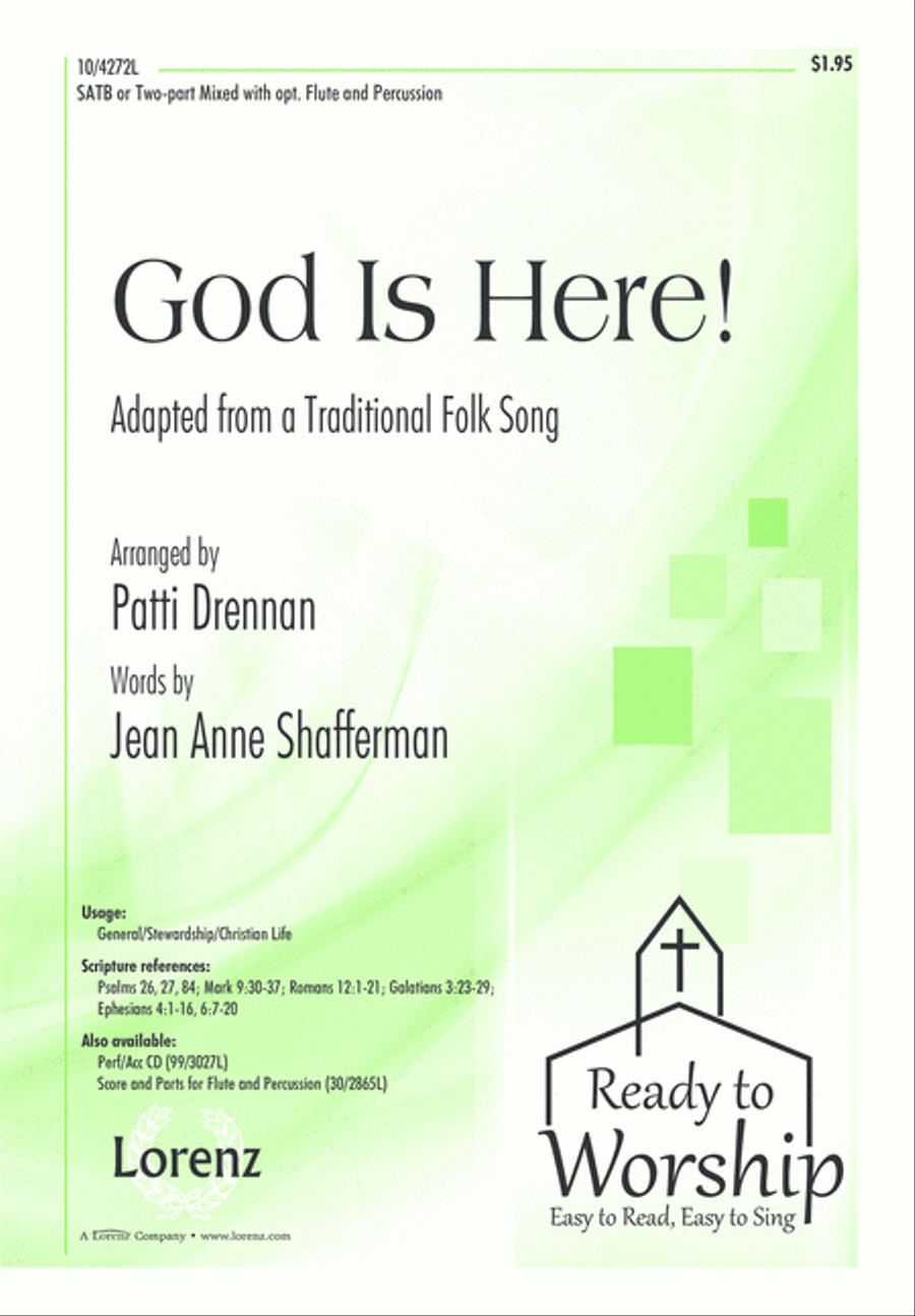 God Is Here! 4-Part scores gallery preview page 2