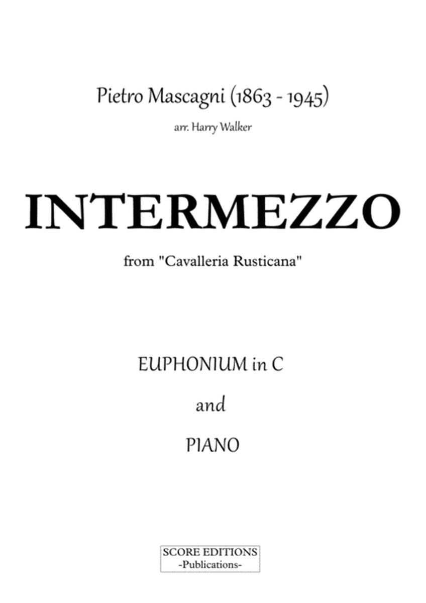 Mascagni: Intermezzo (for Euphonium in C and Piano) image number null