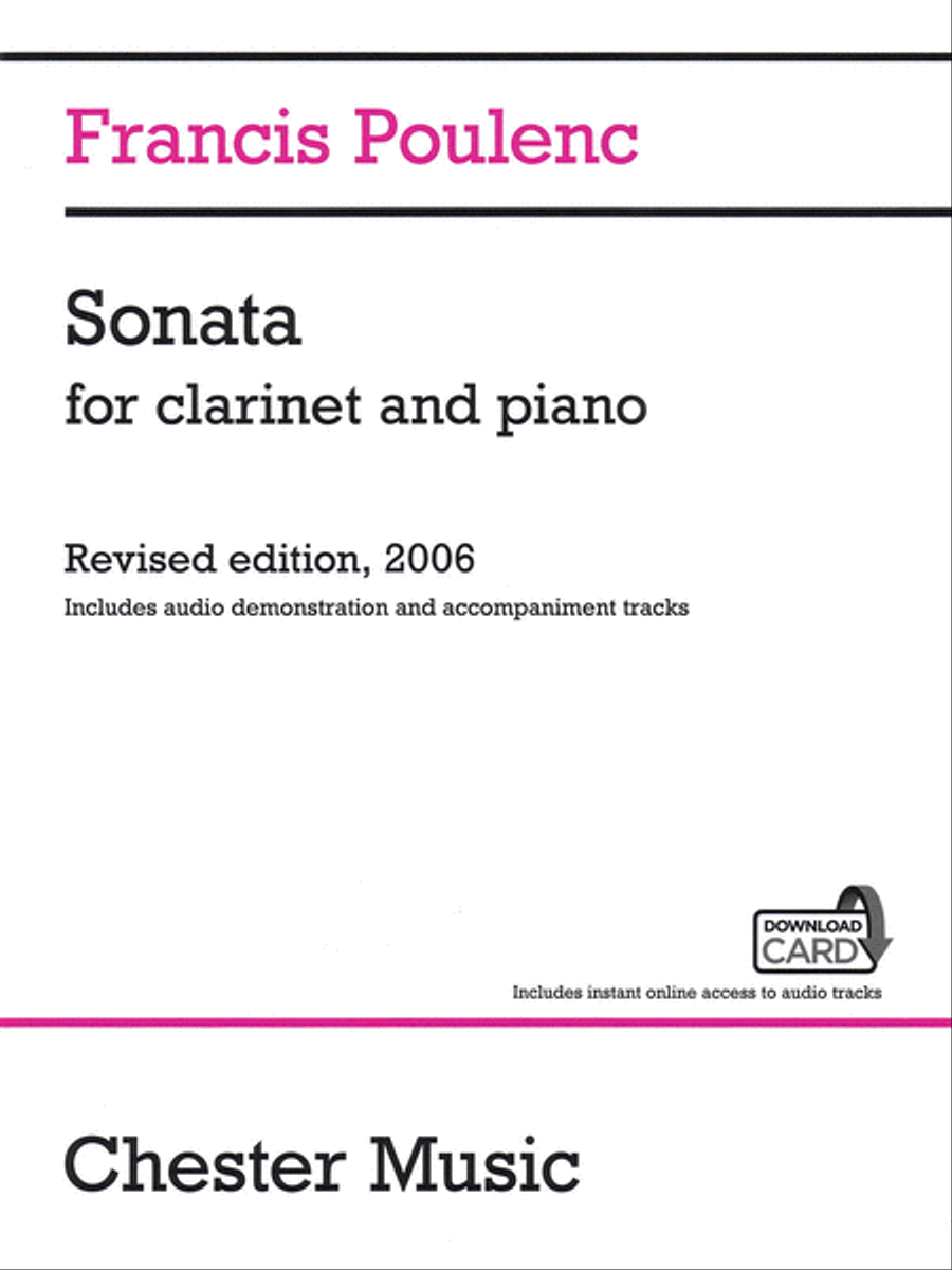 Sonata for Clarinet and Piano