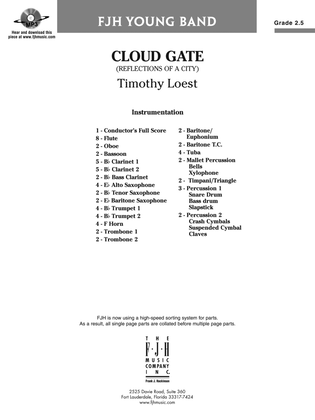 Cloud Gate: Score