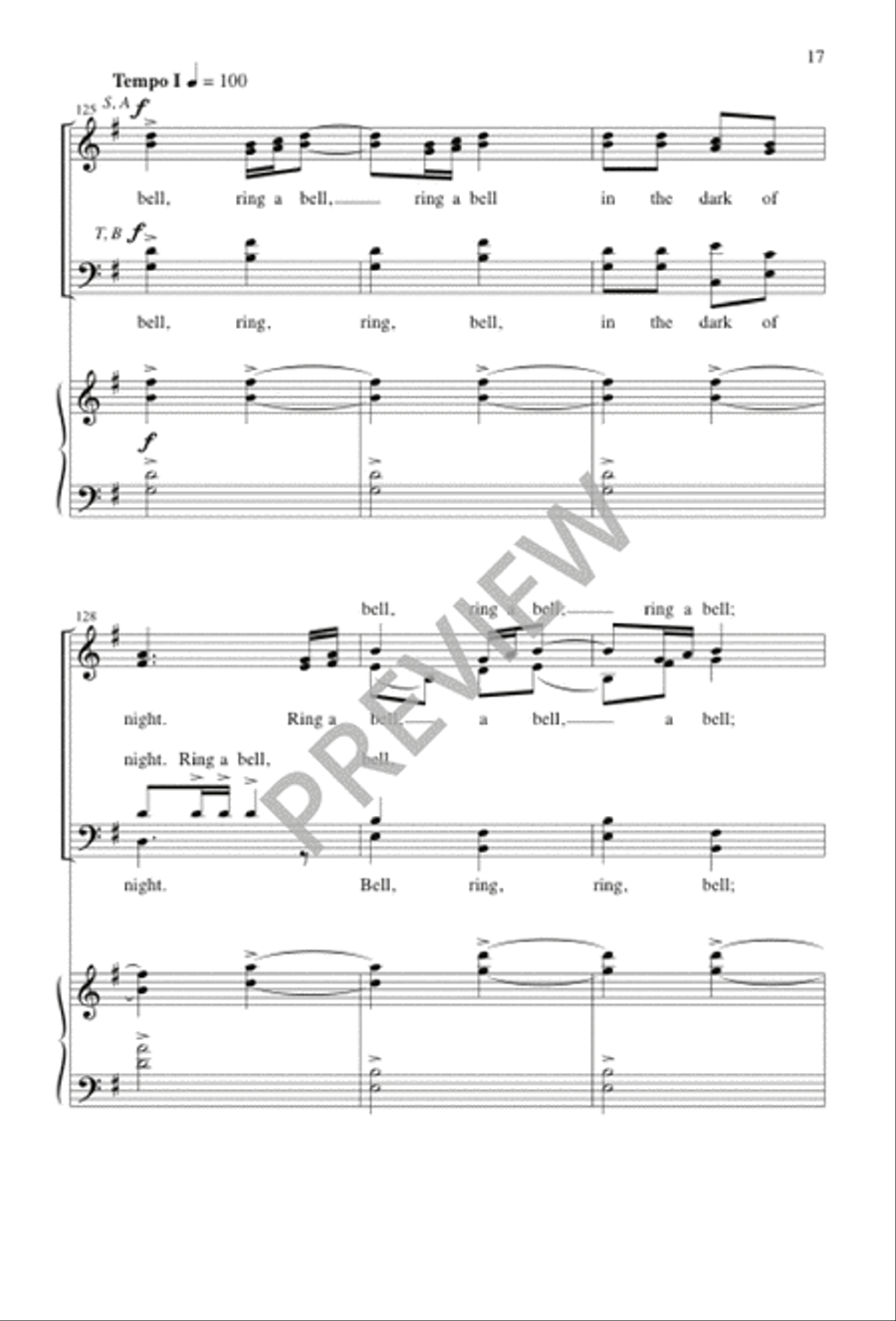 Ring a Bell 4-Part scores gallery preview page 18