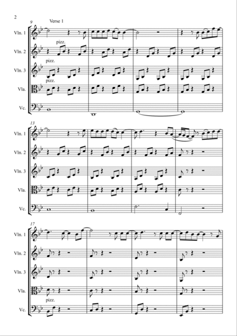 Beautiful (Goblin OST) Beautiful (Goblin OST) String Quartet scores gallery preview page 2