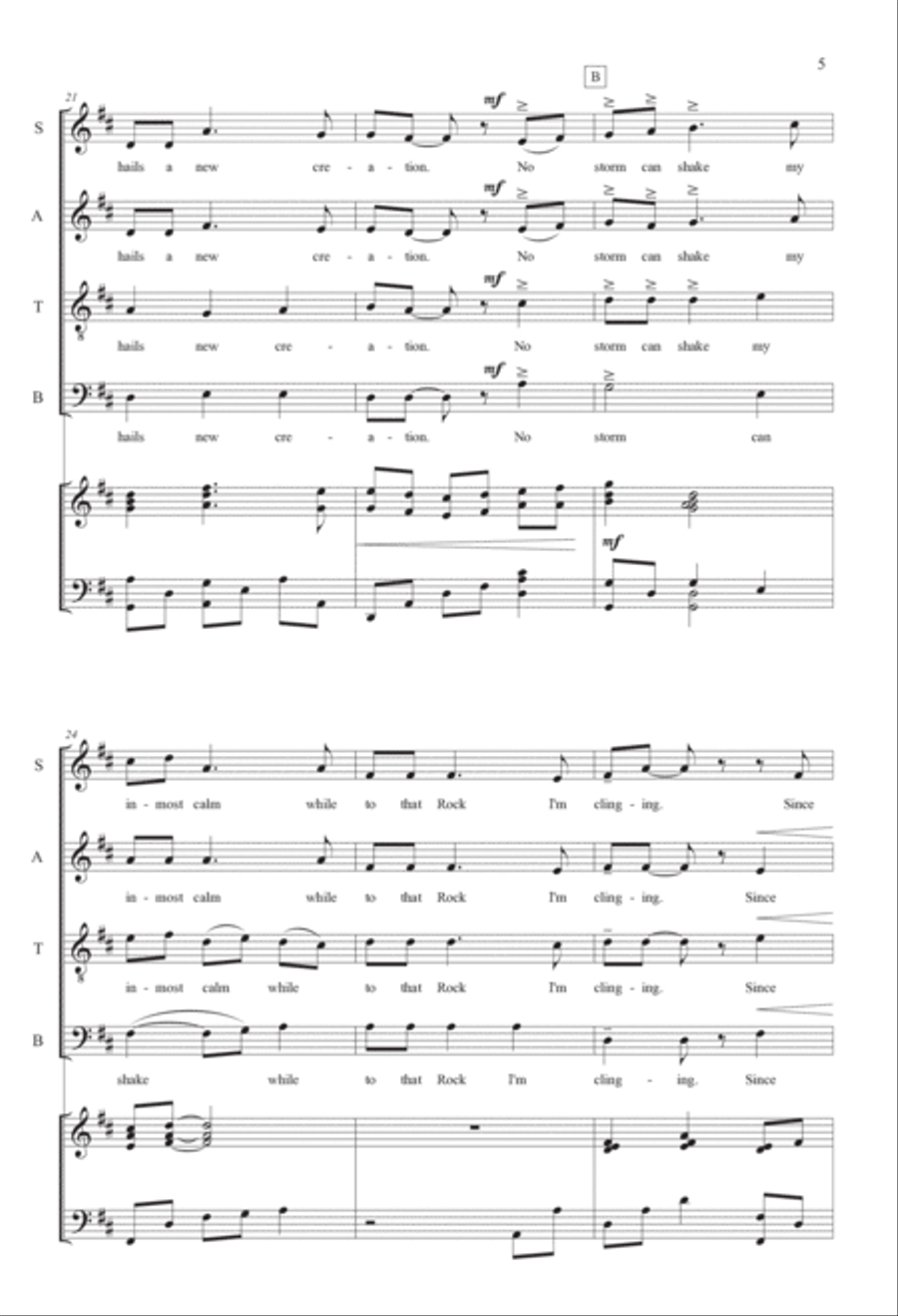 How Can I Keep From Singing 4-Part scores gallery preview page 5