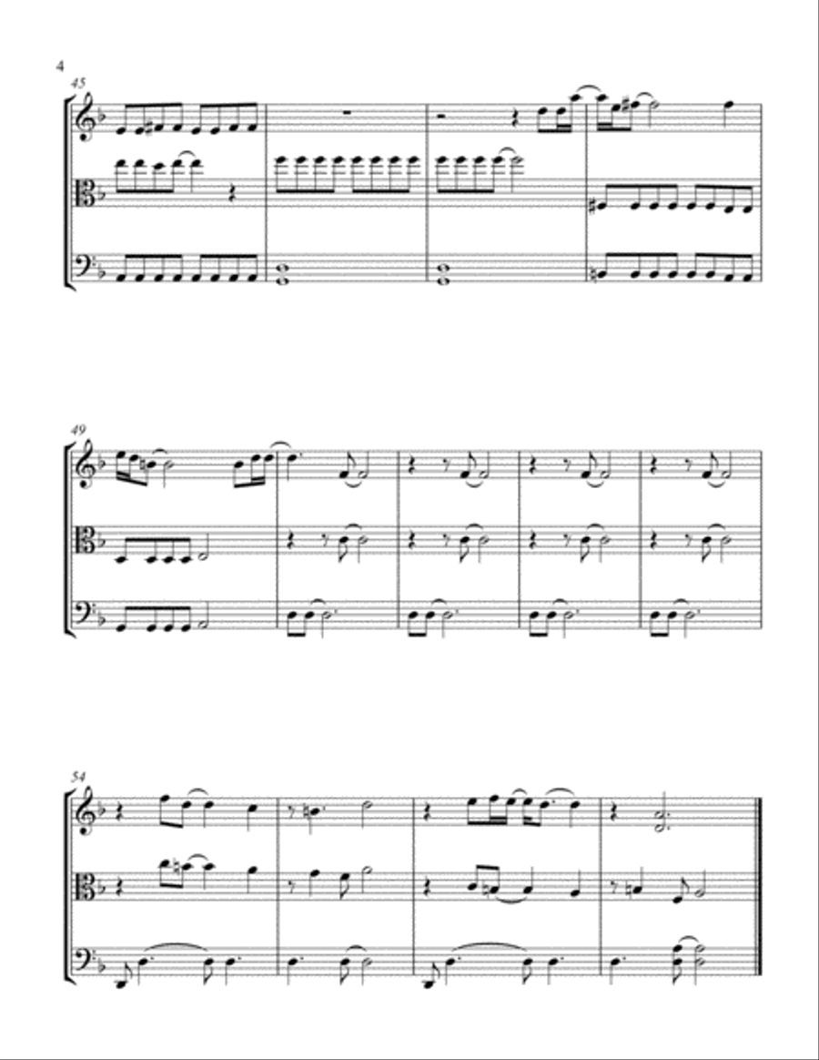 Come Together Come Together String Trio scores gallery preview page 4