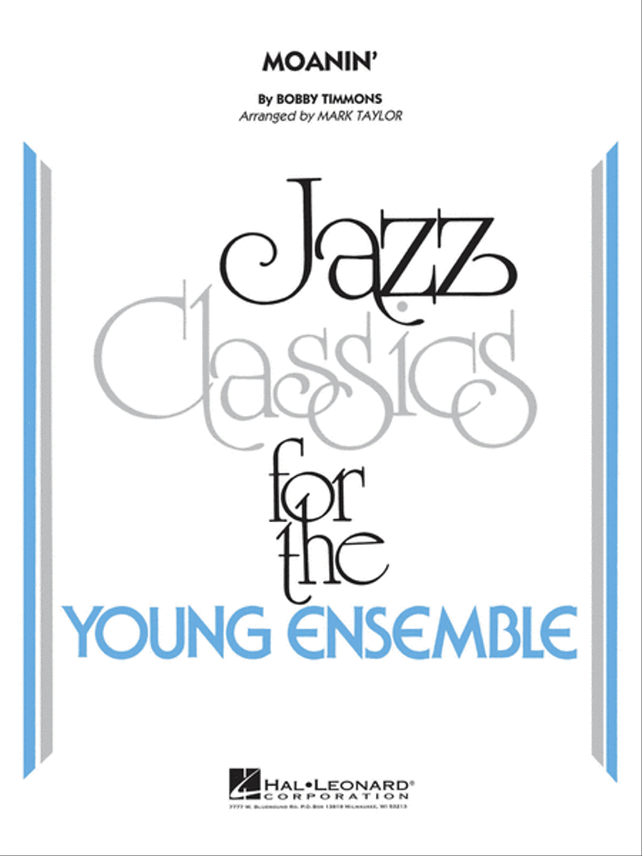 Moanin' Jazz Ensemble scores gallery preview page 1