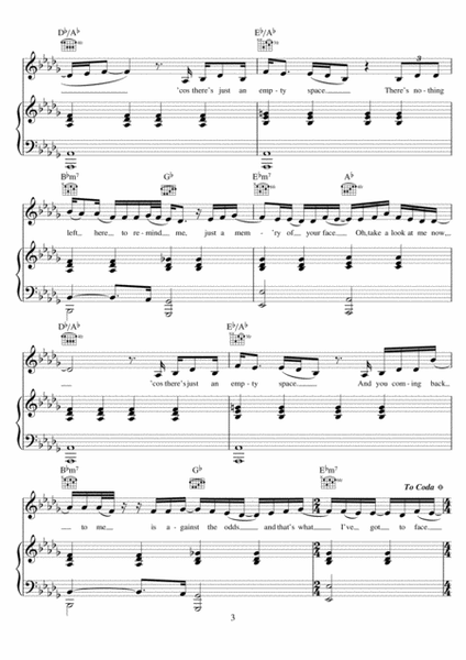 Against All Odds- Phil Collins Sheet music for Piano, Vocals