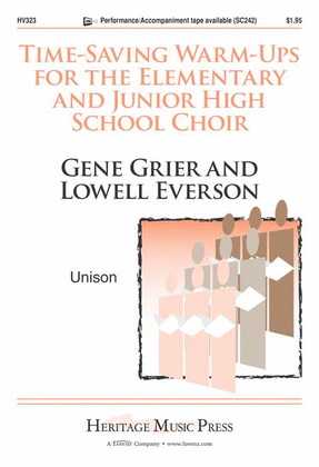 Book cover for Time-Saving Warm-Ups for Elementary & Jr High School Choir