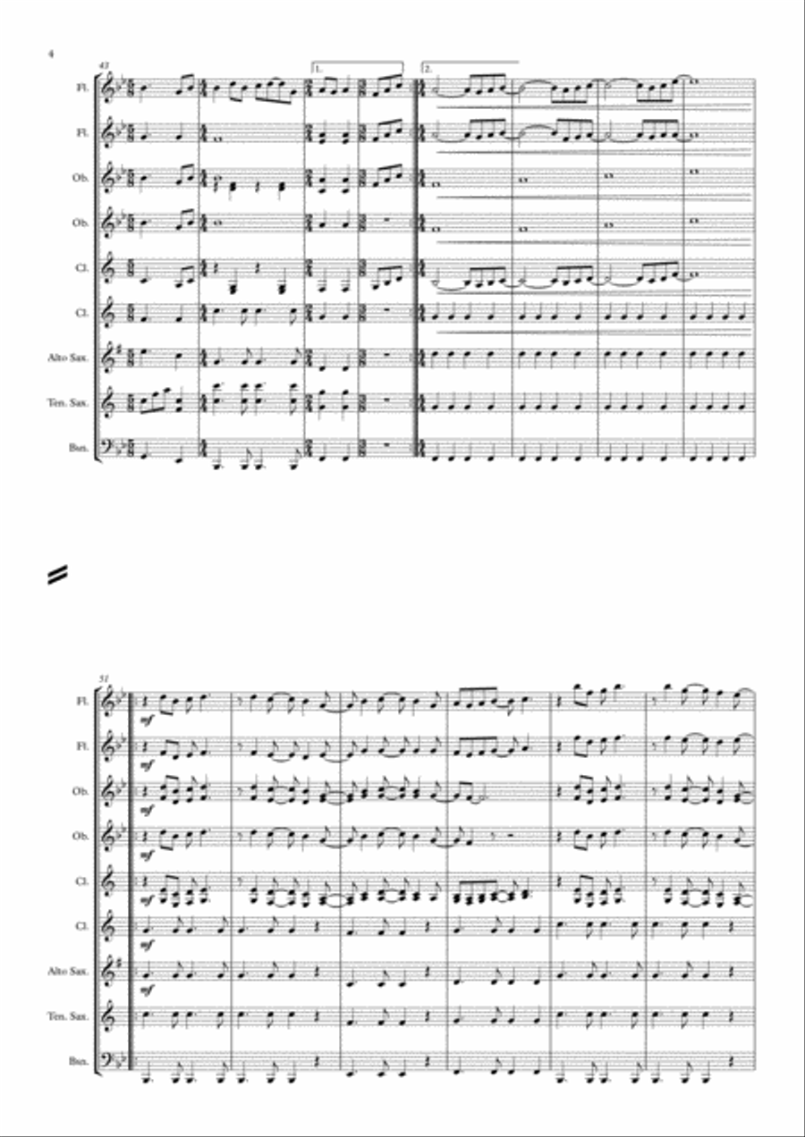 Here Comes The Sun Small Ensemble scores gallery preview page 4