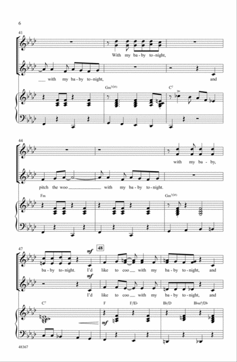 Too Darn Hot Choir scores gallery preview page 5