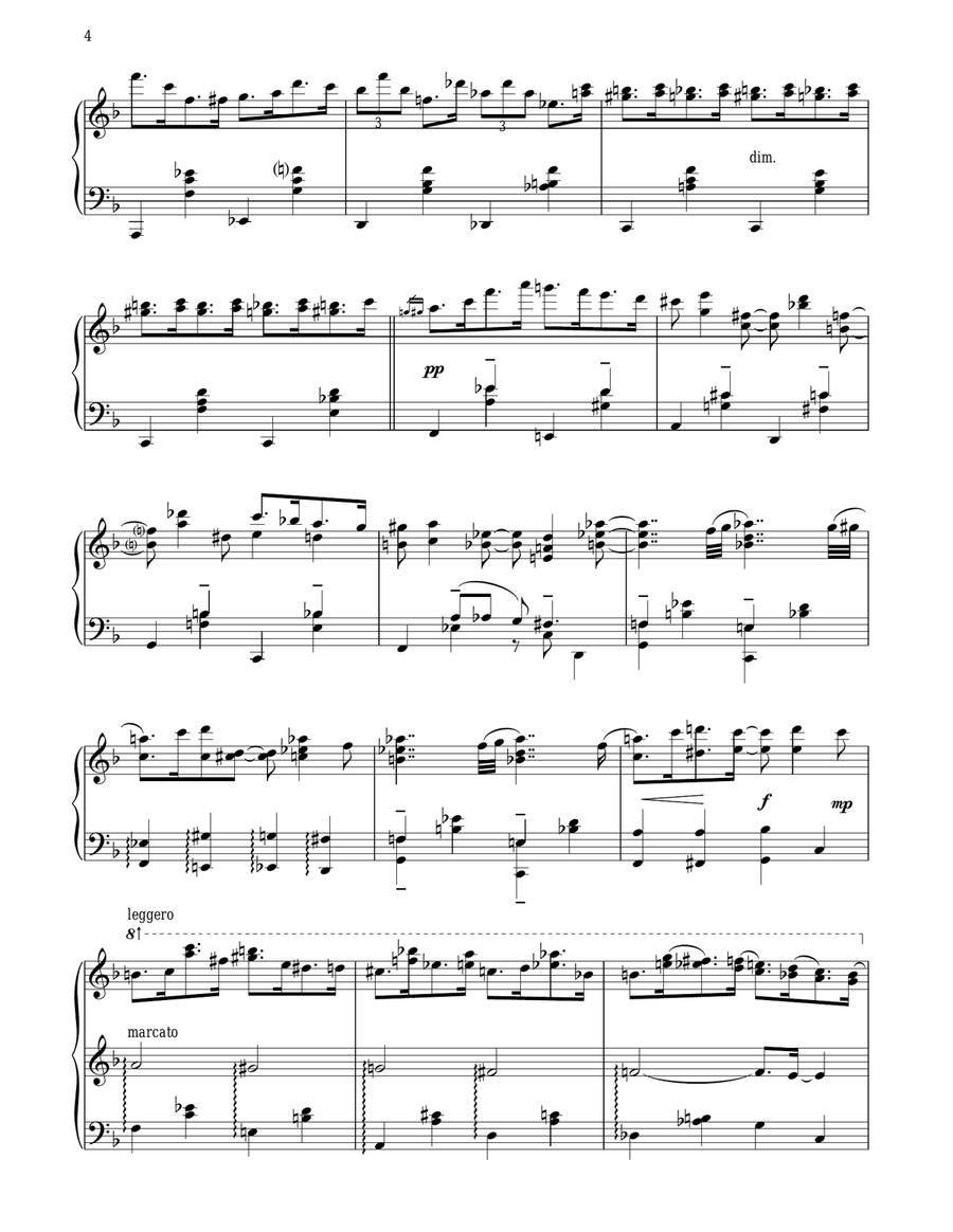 The Brooklyn Dodge The Brooklyn Dodge Piano Solo scores gallery preview page 4