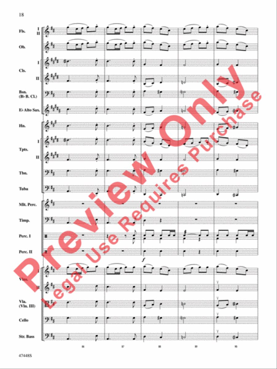 I'm Seventeen Come Sunday Full Orchestra scores gallery preview page 19
