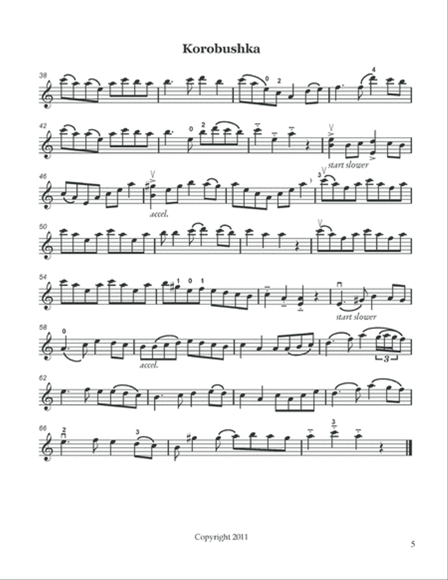 Smart Violin Method Book Four, for Violin and Piano Violin Solo scores gallery preview page 6