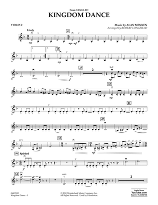 Kingdom Dance (from Tangled) - Violin 2