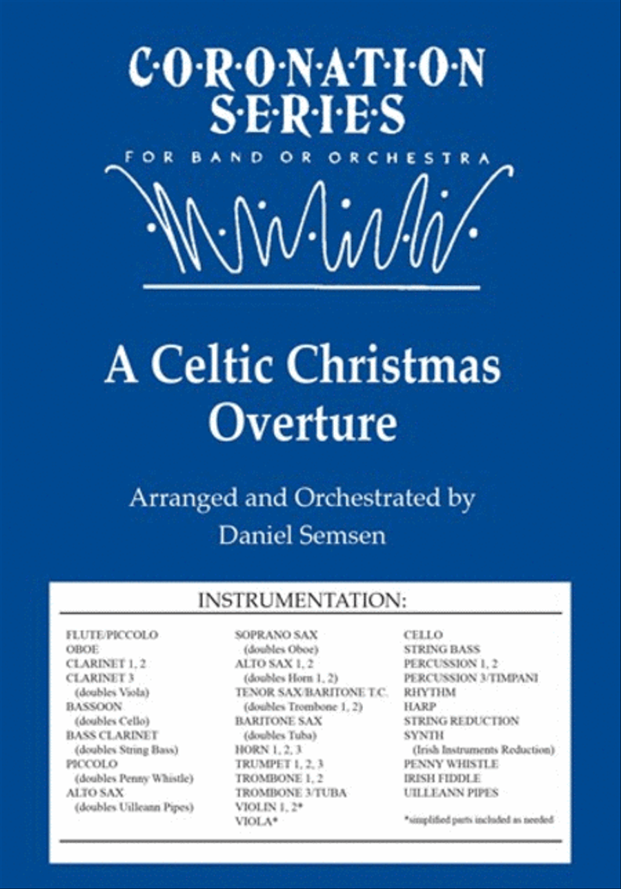 A Celtic Christmas Overture - Orchestration Set of Parts scores gallery preview page 1