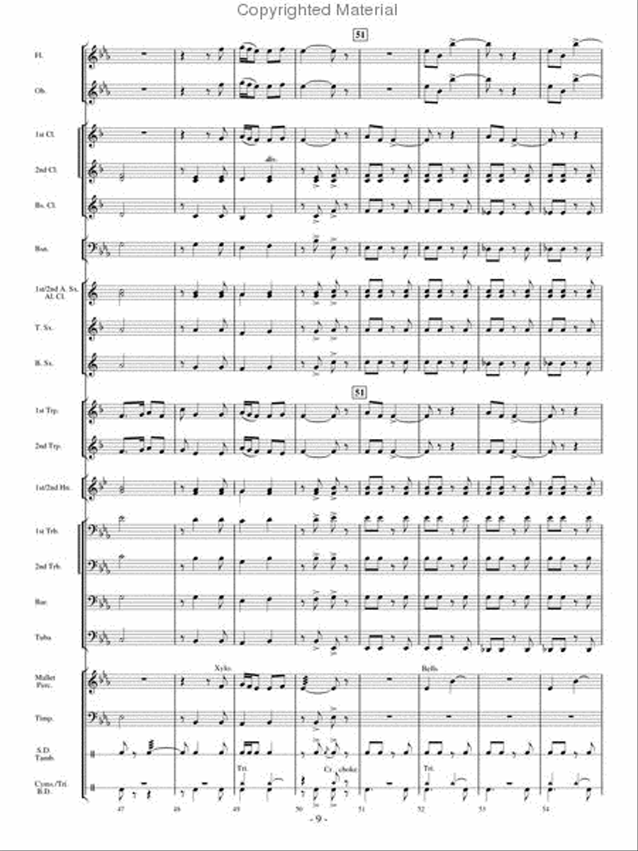 Aspen Overture Concert Band scores gallery preview page 8