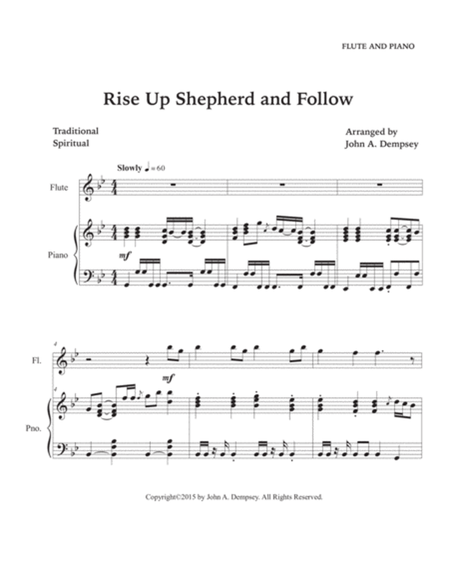 Rise Up, Shepherd and Follow (Flute and Piano) image number null