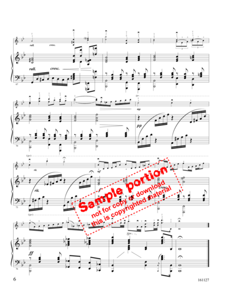 Wondrous Cross Violin Solo scores gallery preview page 4