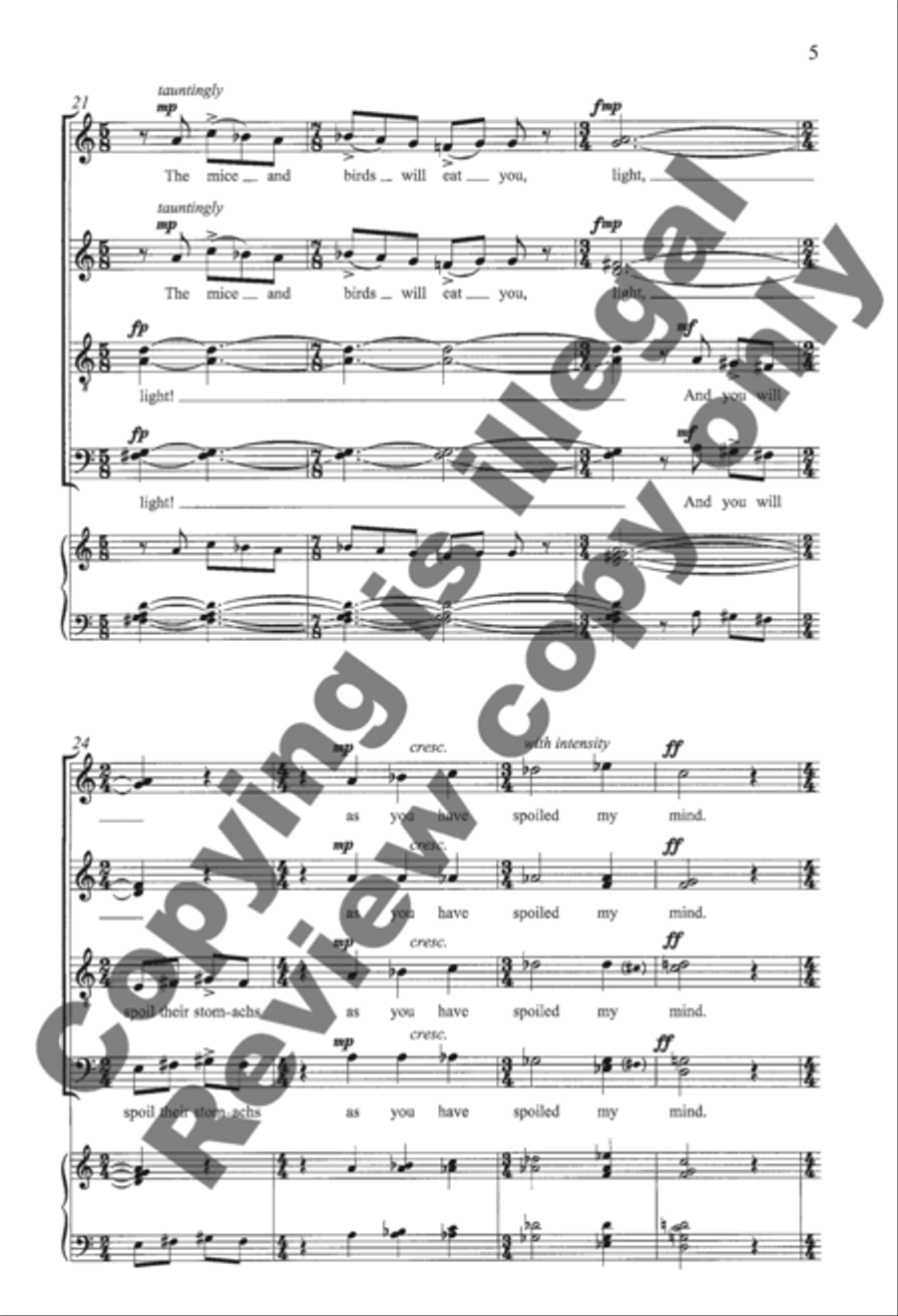 The Blue Estuaries: 2. I Saw Eternity Divisi scores gallery preview page 12