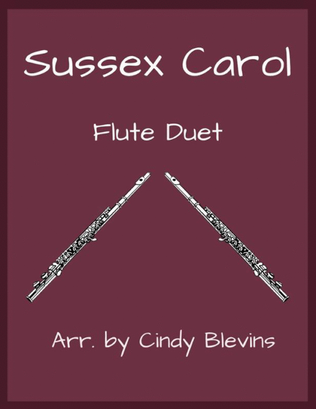 Sussex Carol, for Flute Duet