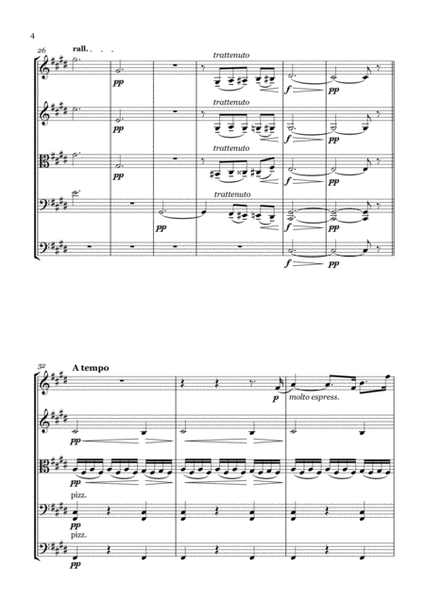 G. Puccini - CRISANTEMI - string orchestra, score and parts image number null