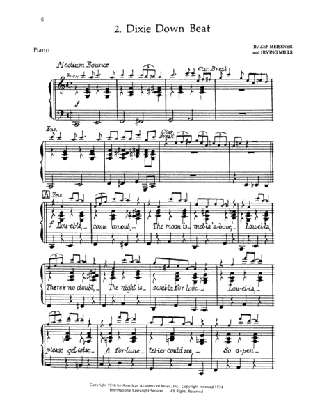 Dixieland Beat (Piano Accompaniment / Conductor)