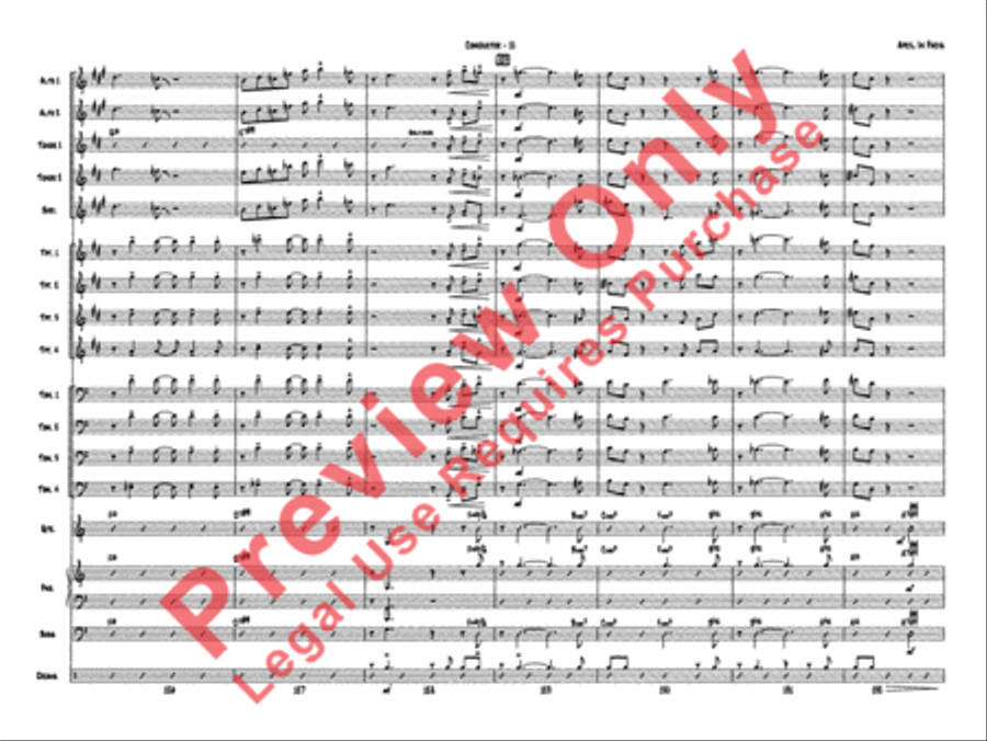April in Paris Jazz Ensemble scores gallery preview page 18