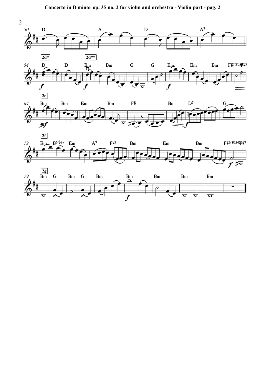 Oskar Rieding - Concerto in B minor op. 35 no. 2 for violin and orchestra - Part I (Allegro moderato