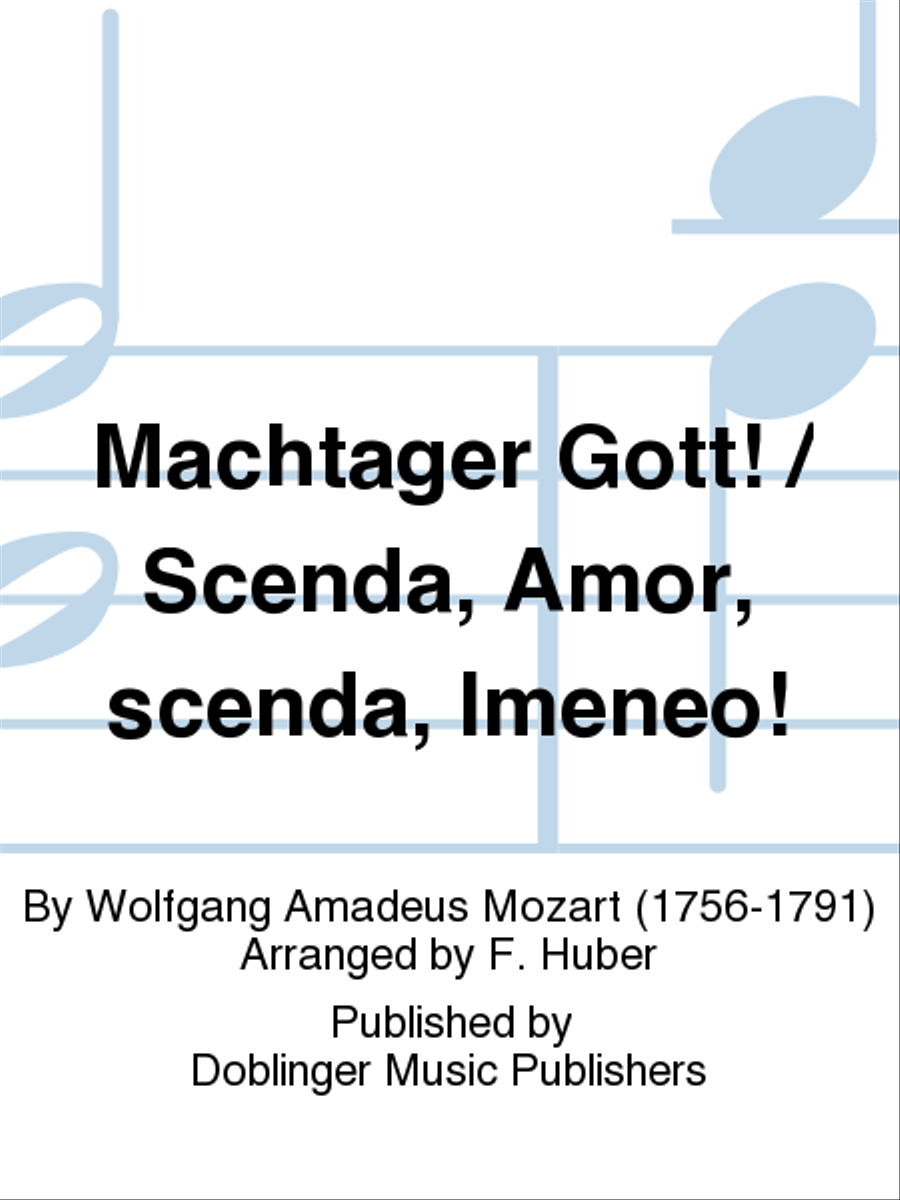 Macht'ger Gott! / Scenda, Amor, scenda, Imeneo! Choir scores gallery preview page 1