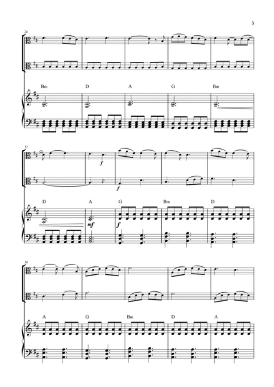 Dandelions Dandelions String Duet scores gallery preview page 3