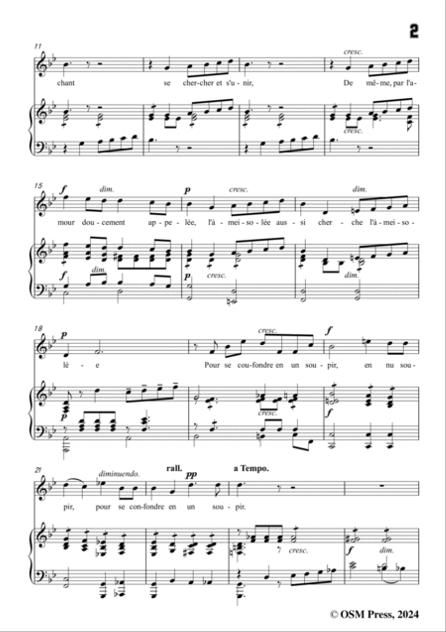 B. Godard-Elle,Op.7 No.10,from '12 Morceaux pour chant et piano,Op.7',in B flat Major Voice scores gallery preview page 3