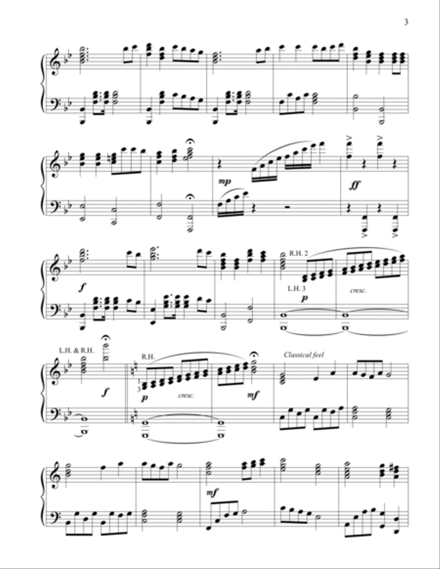 Hymns for Piano: Piano Arrangements (Advanced/Advanced Intermediate) Piano Solo scores gallery preview page 3
