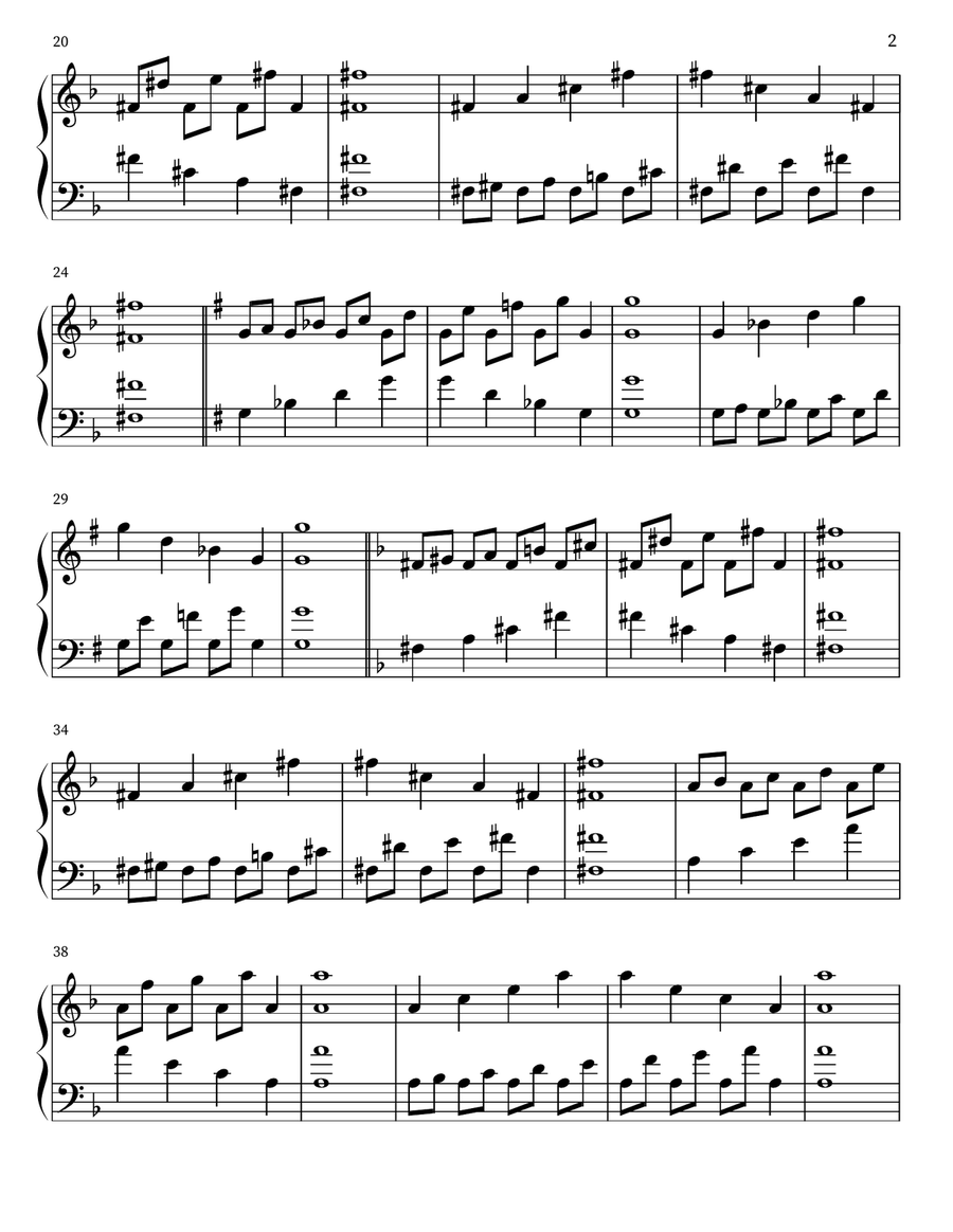 Ladder Chute: Intermediate Technic Practice Piano, Vocal, Guitar scores gallery preview page 2