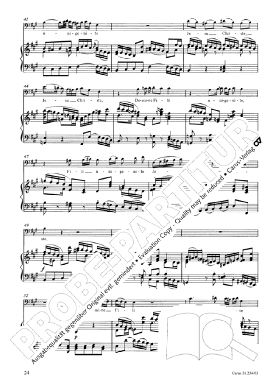Mass in A major Mass in A major 4-Part scores gallery preview page 27