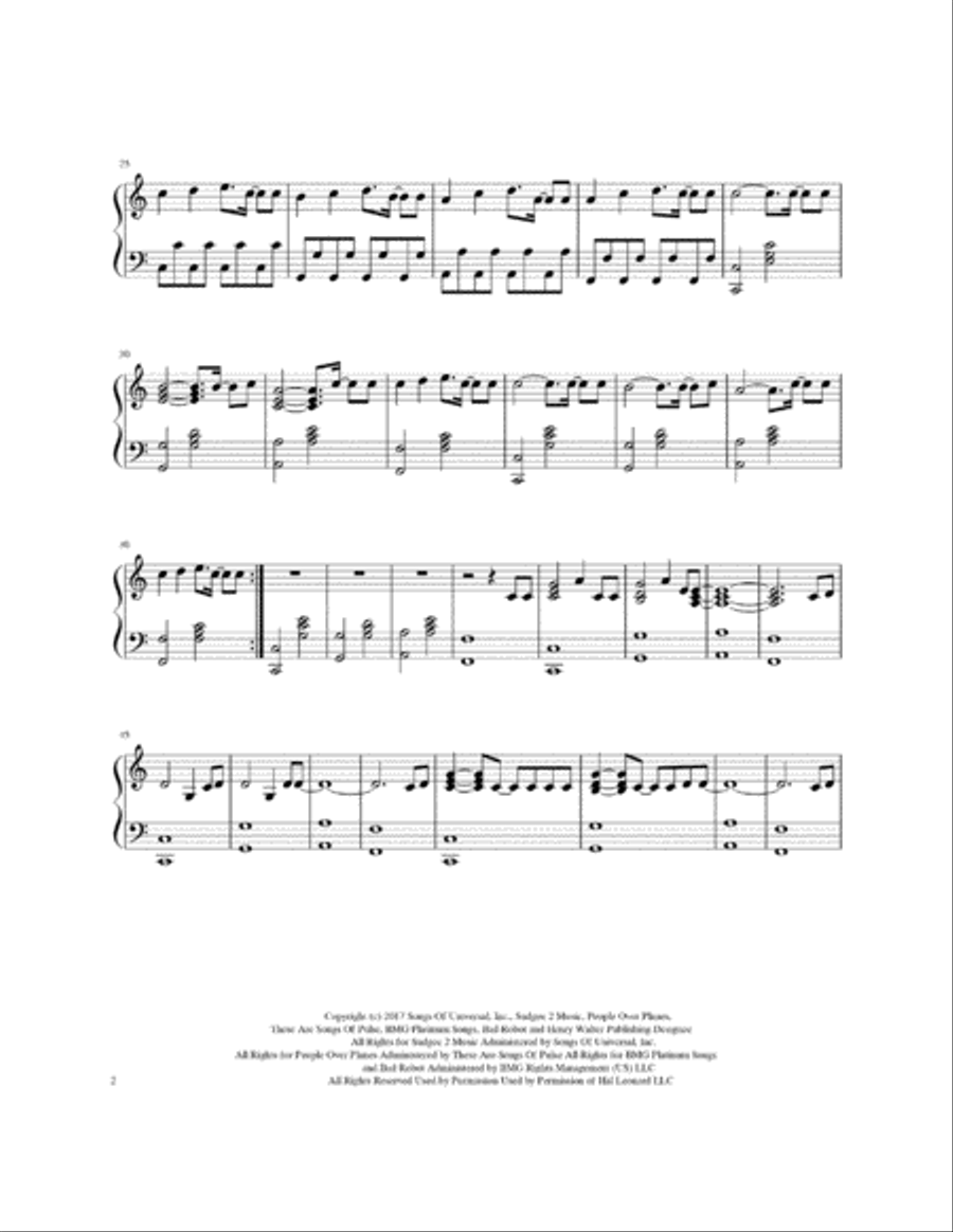 Girls Like You Harp scores gallery preview page 3