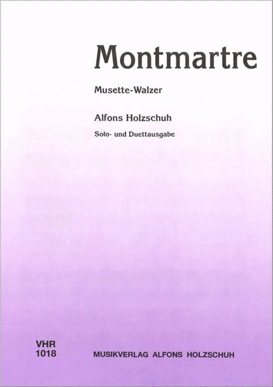 Montmartre Accordion scores gallery preview page 1