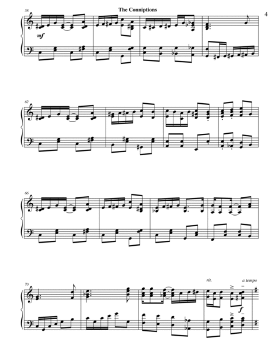 New Ragtime Piano Music for Piano Solo Piano Solo scores gallery preview page 4